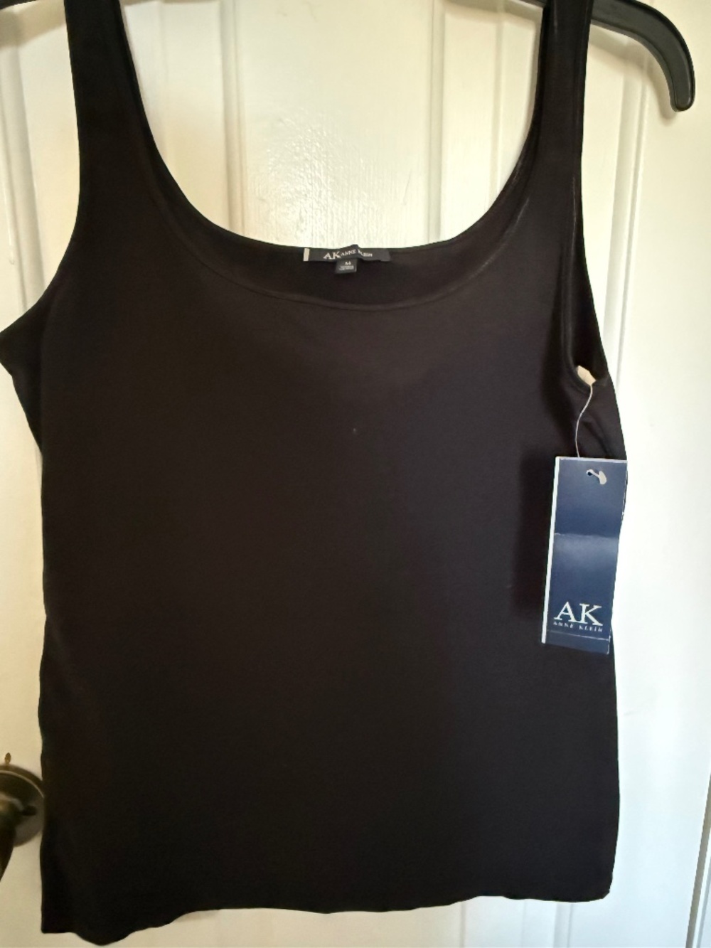 SUMMER SALE DEAL!NEW AK ANNE KLEIN BLACK TANK TOP SIZE M